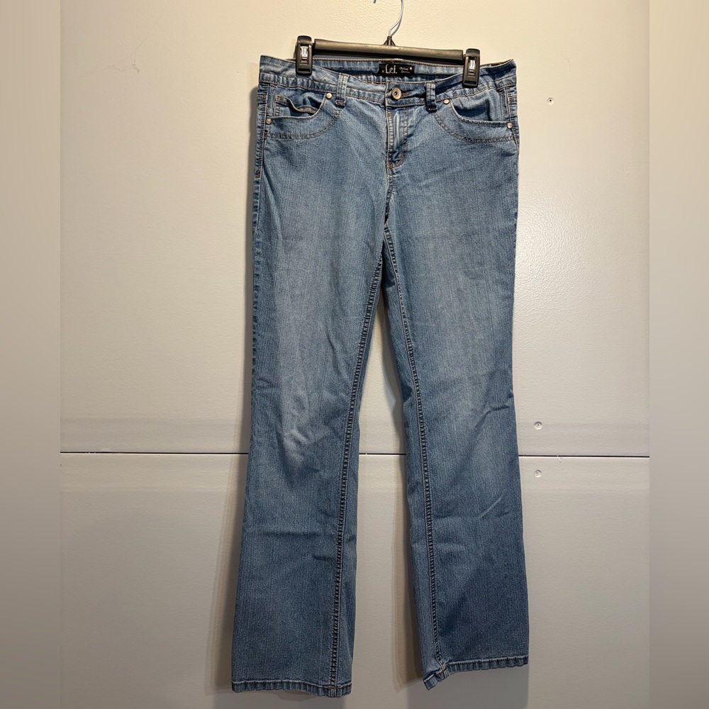 lei Women's Light Blue Boot Cut Jeans